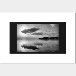 Ohrid Lake ,Black and White . Posters and Art